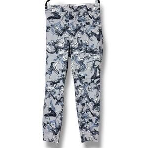 HUE plus size 3X cali bird simply stretch leggings grey